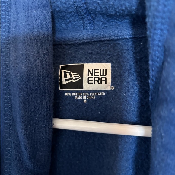 Blue OKC Oklahoma City Thunder New Era Hoodie Womens size M - Picture 6 of 7